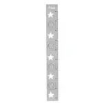 Kids Concept 120522 - Kinder Laengenmassstab Messlatte Star 100cm Holz Grau Klappbar mit Namen personalisiert